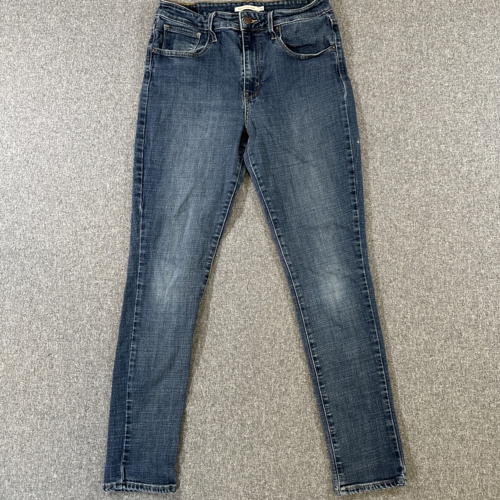 Levi's 721 High Rise Skinny Jeans Women's Size 30 Stretch Blue Denim